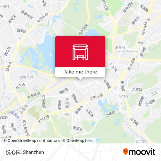 悦心园 map