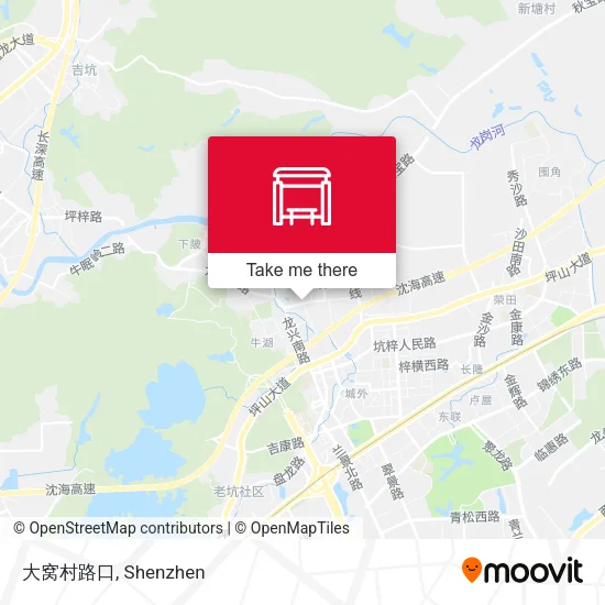 大窝村路口 map