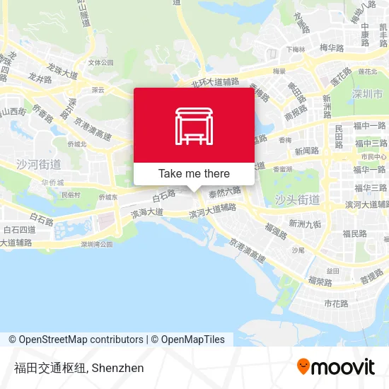 福田交通枢纽 map