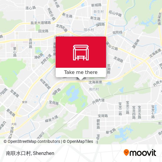 南联水口村 map
