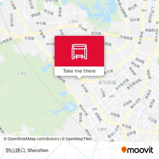 鹊山路口 map