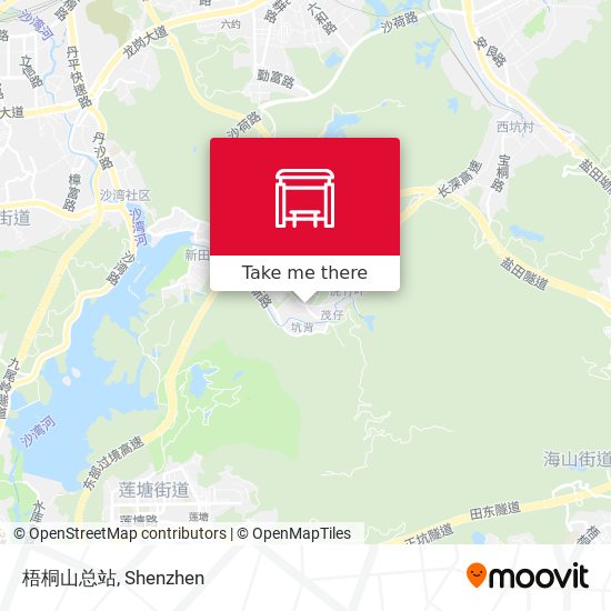 梧桐山总站 map