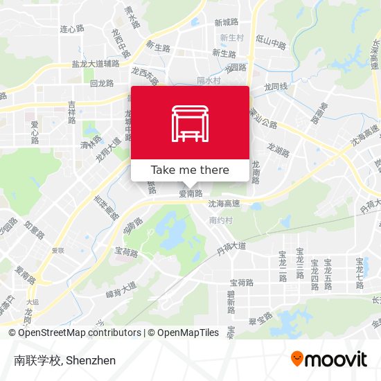 南联学校 map