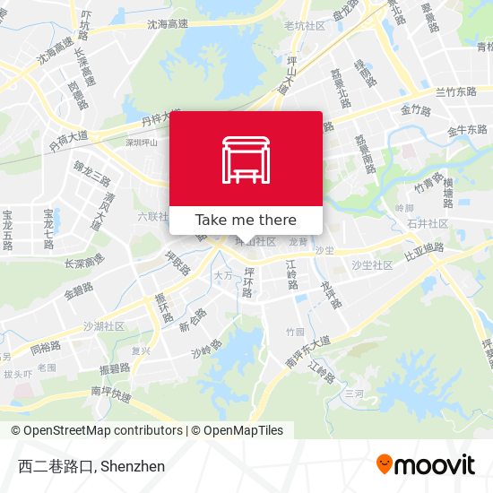 西二巷路口 map