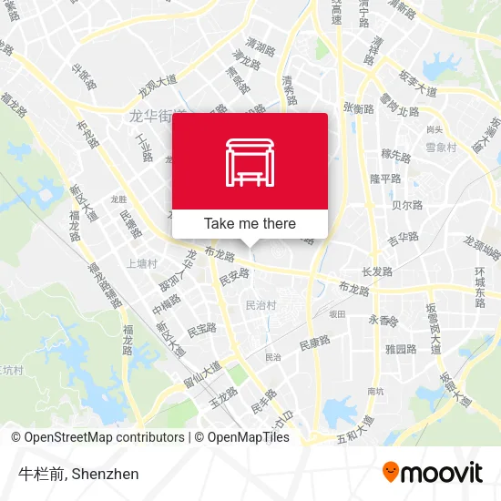 牛栏前 map