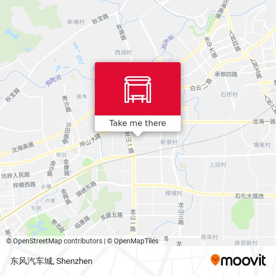 东风汽车城 map
