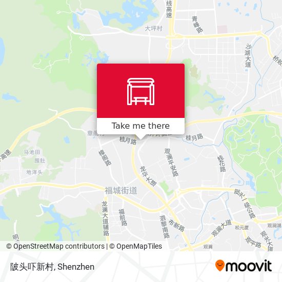 陂头吓新村 map