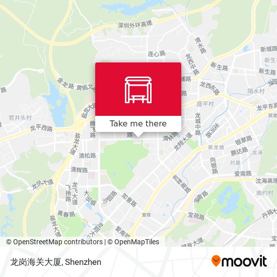 龙岗海关大厦 map