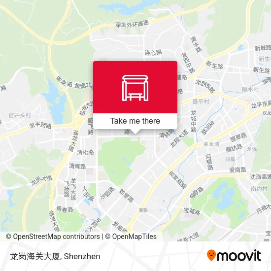 龙岗海关大厦 map