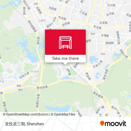 龙悦居三期 map