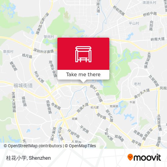 桂花小学 map