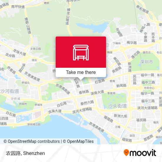 农园路 map