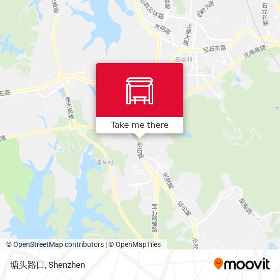 塘头路口 map