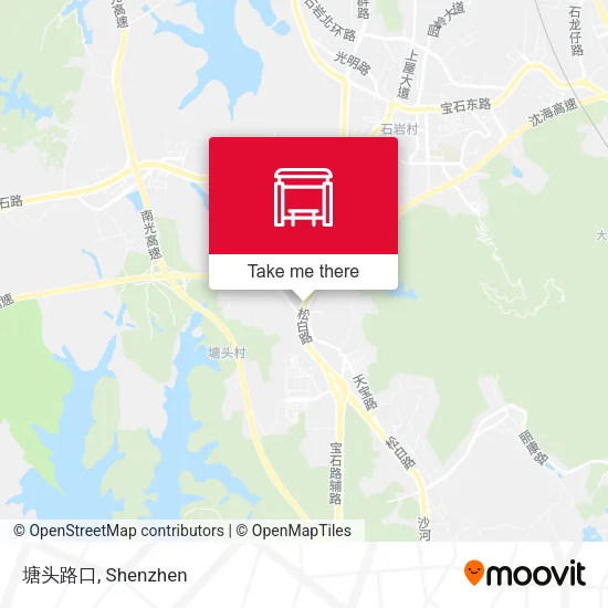 塘头路口 map