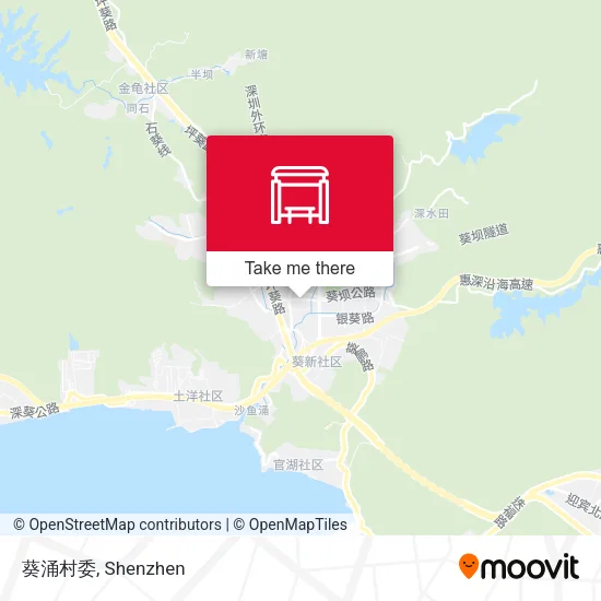 葵涌村委 map