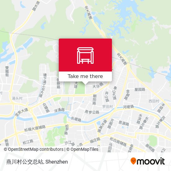 燕川村公交总站 map