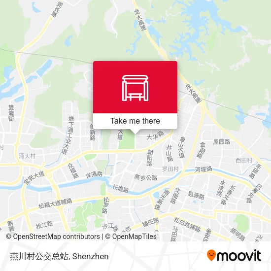 燕川村公交总站 map