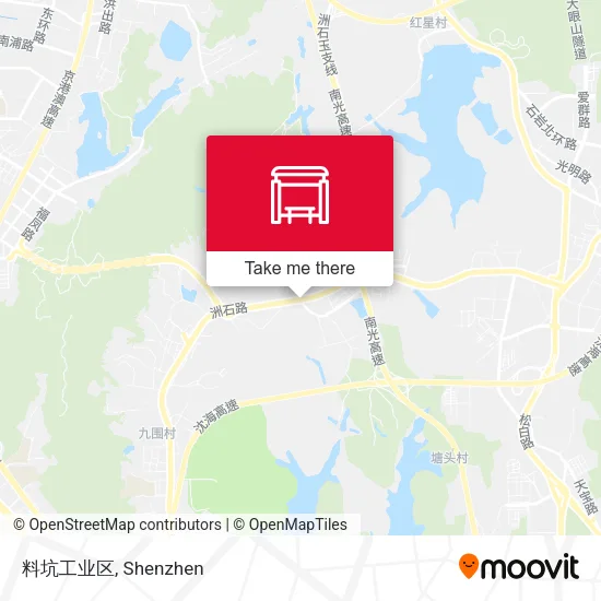 料坑工业区 map