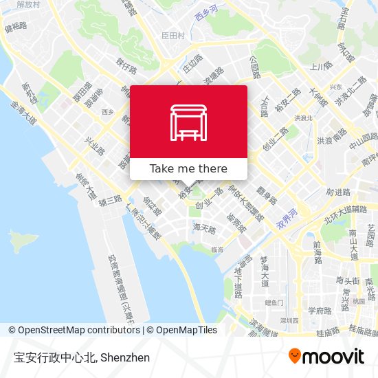 宝安行政中心北 map