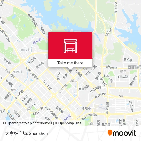 大家好广场 map