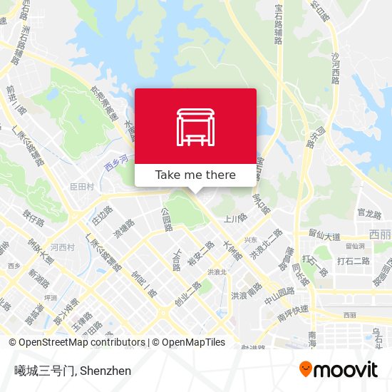 曦城三号门 map