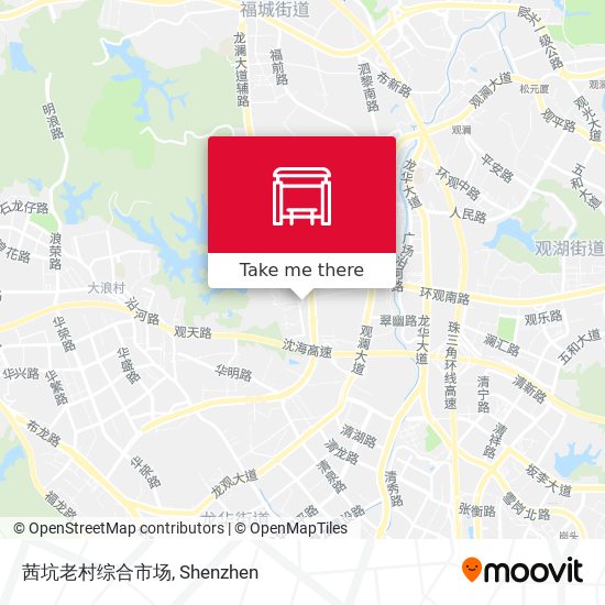 茜坑老村综合市场 map