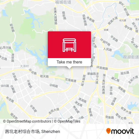 茜坑老村综合市场 map