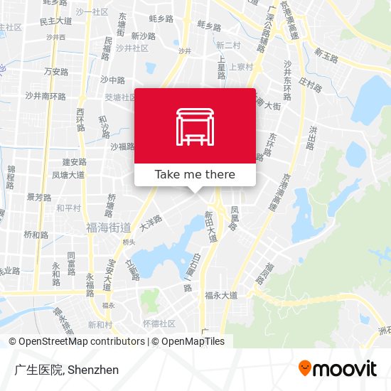 广生医院 map
