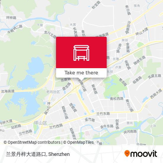 兰景丹梓大道路口 map