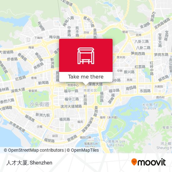 人才大厦 map