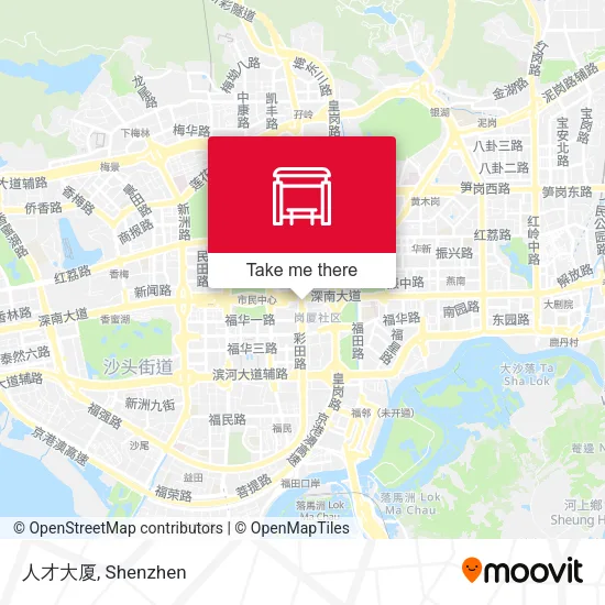 人才大厦 map