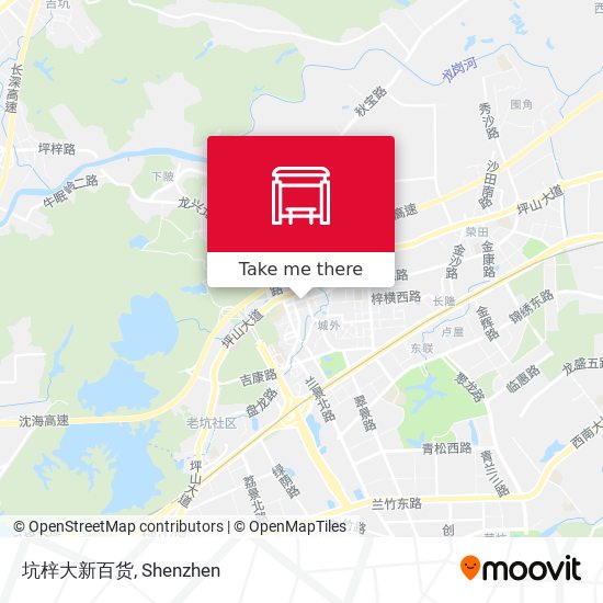 坑梓大新百货 map