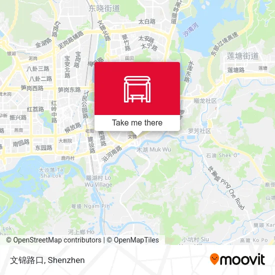 文锦路口 map