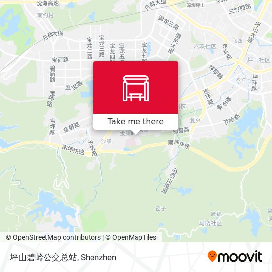 坪山碧岭公交总站 map