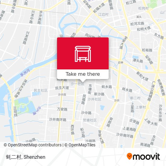 蚝二村 map