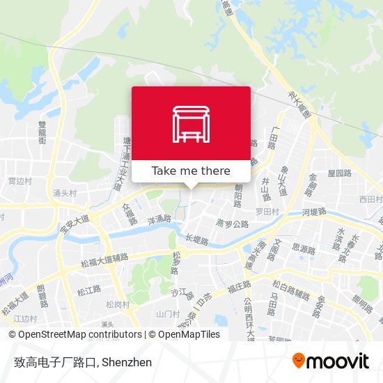 致高电子厂路口 map