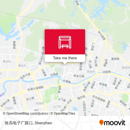致高电子厂路口 map