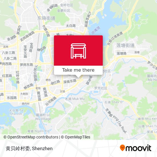 黄贝岭村委 map