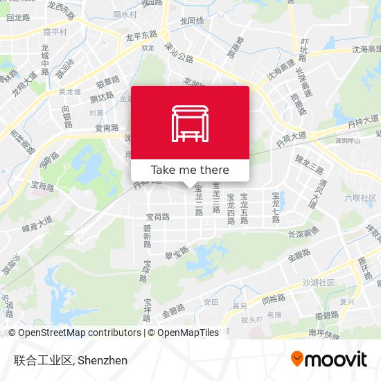 联合工业区 map