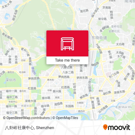 八卦岭社康中心 map