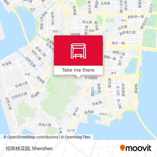 招商桃花园 map