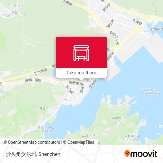 沙头角沃尔玛 map