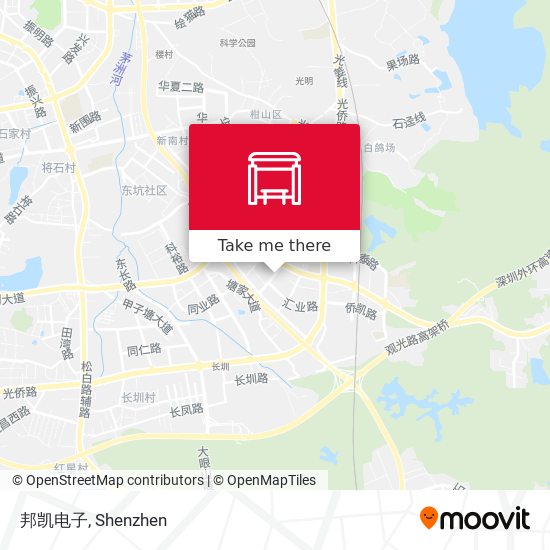 邦凯电子 map