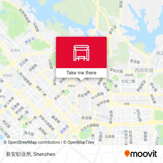 新安职业所 map