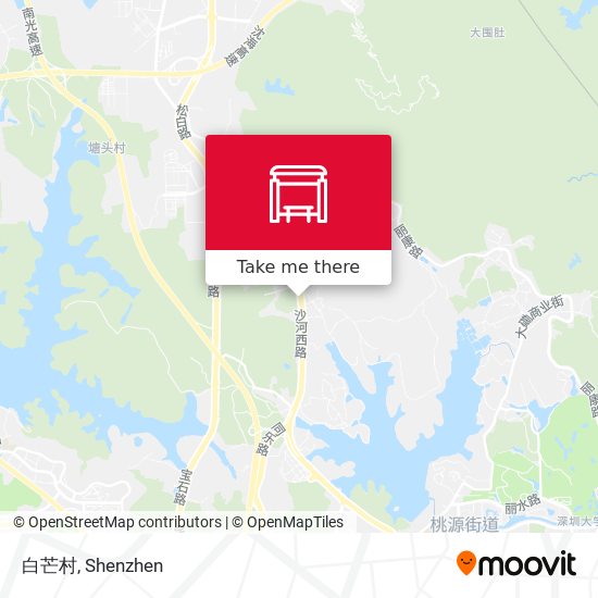 白芒村 map