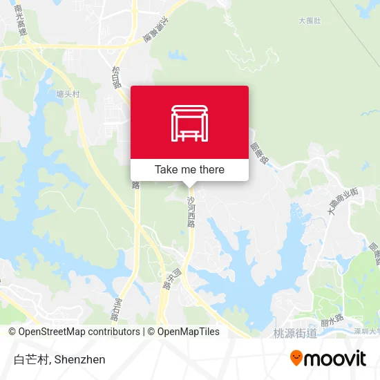 白芒村 map