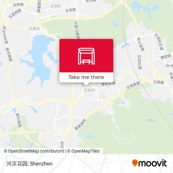 河滨花园 map