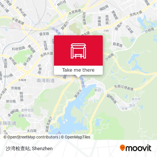 沙湾检查站 map