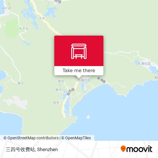 三四号收费站 map