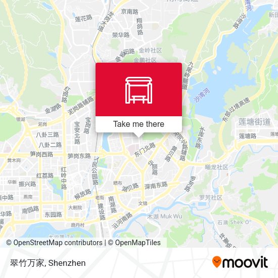 翠竹万家 map